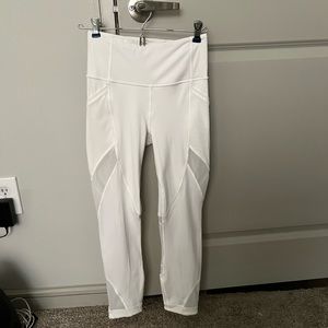 Lululemon White Leggings- like new